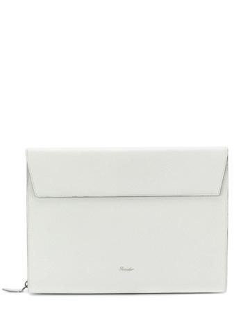 Pineider Zip Around Folio - Grey