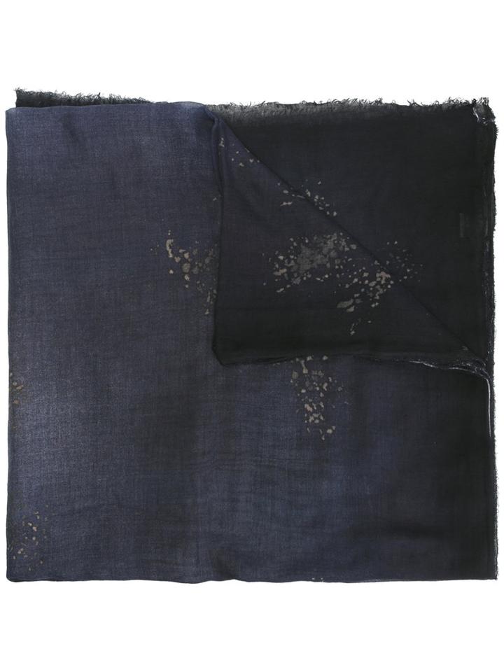 Avant Toi - Degradé Scarf - Unisex - Modal/cashmere - One Size, Blue, Modal/cashmere