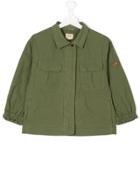 Bellerose Kids Ruffle-trimmed Military Jacket - Green