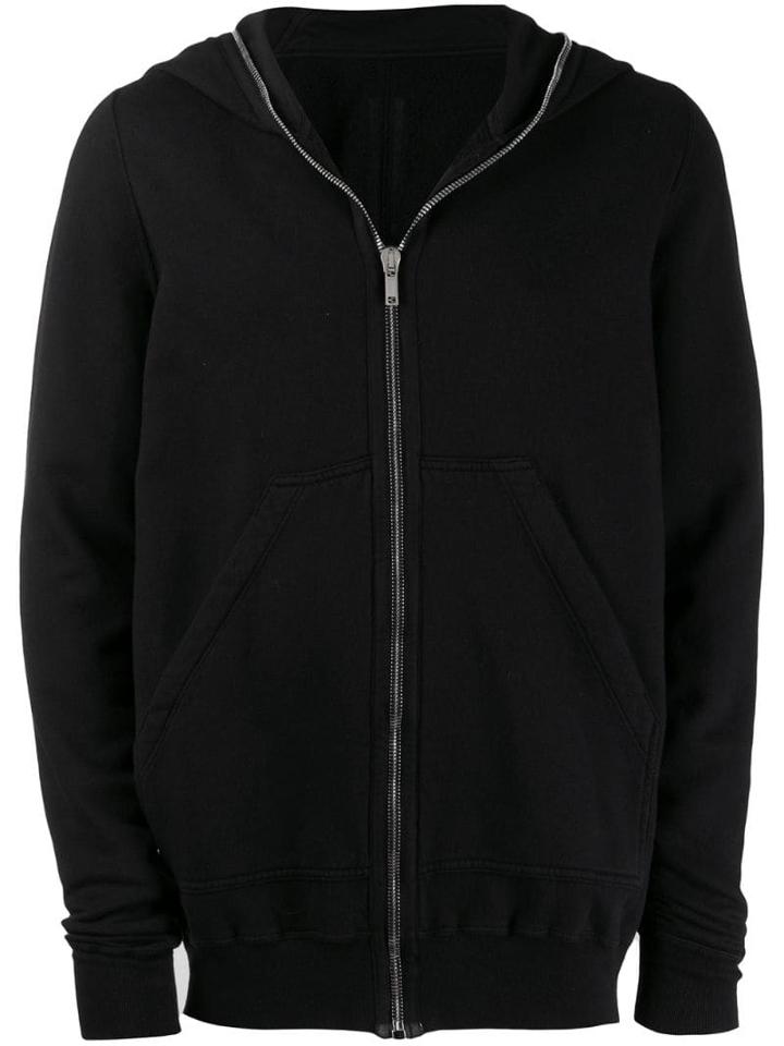 Rick Owens Drkshdw Long-length Zip Hoody - Black