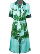 F.r.s For Restless Sleepers - Meti Safari Dress - Women - Silk - Xs, Green, Silk