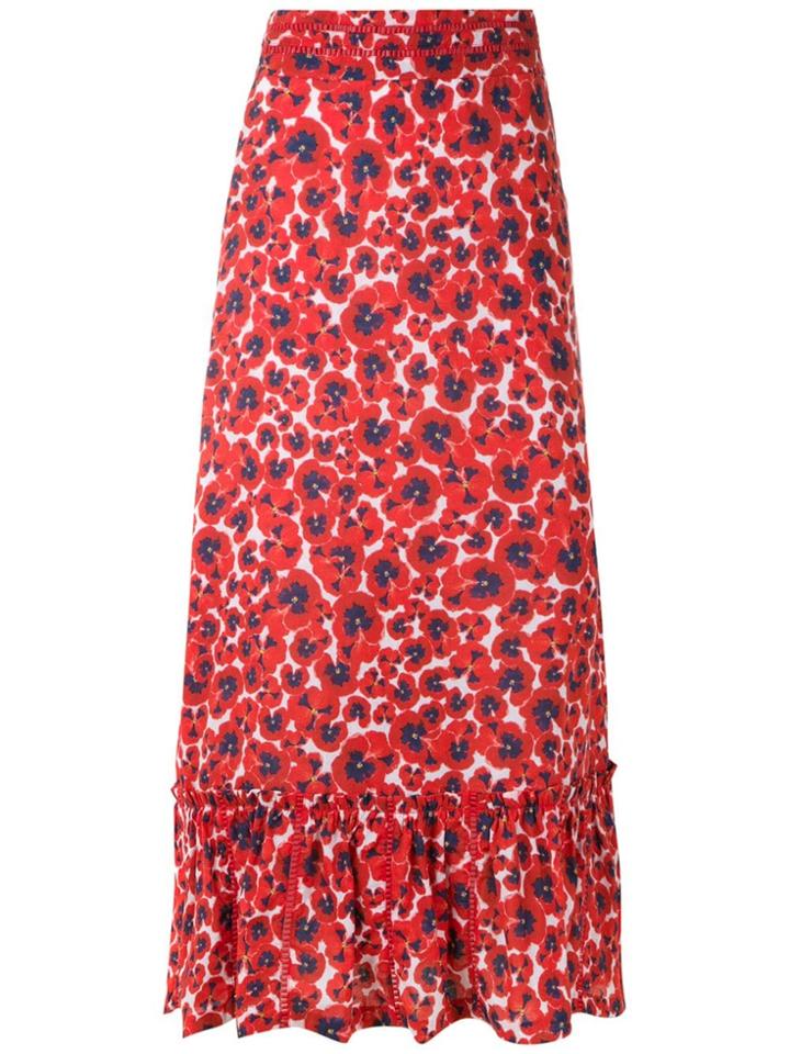 Isolda Moreré Midi Skirt - Multicolour