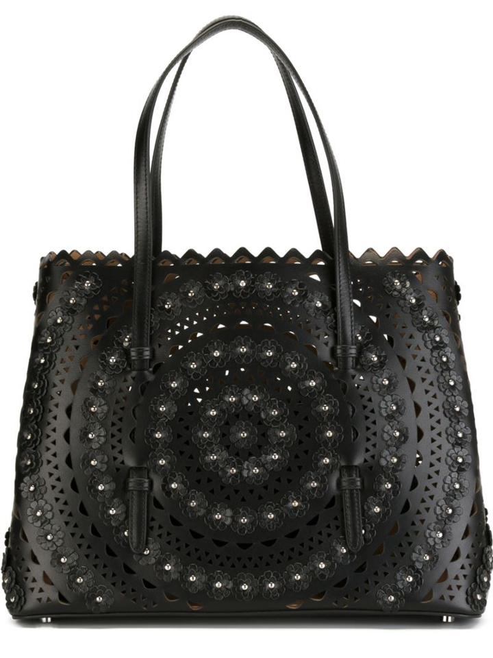 Alaïa Laser-cut Tote Bag