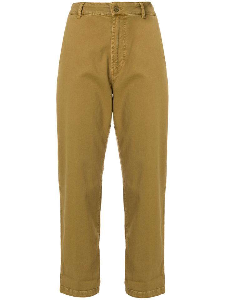 Essentiel Antwerp Cropped Turn Up Cuffs - Yellow & Orange