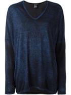 Avant Toi Melange V Neck Jumper
