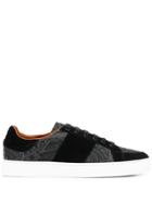 Etro Paisley Print Low-top Sneakers - Black