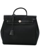 Hermès Vintage Herbag Backpack 2 In 1 - Black