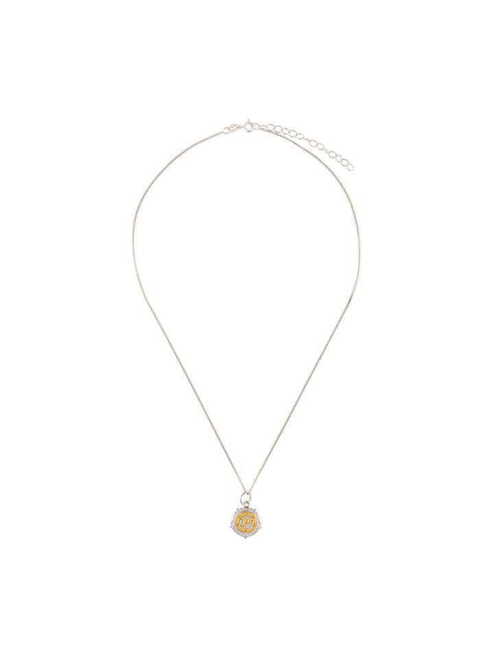 True Rocks Mini Rosette Pendant - Metallic