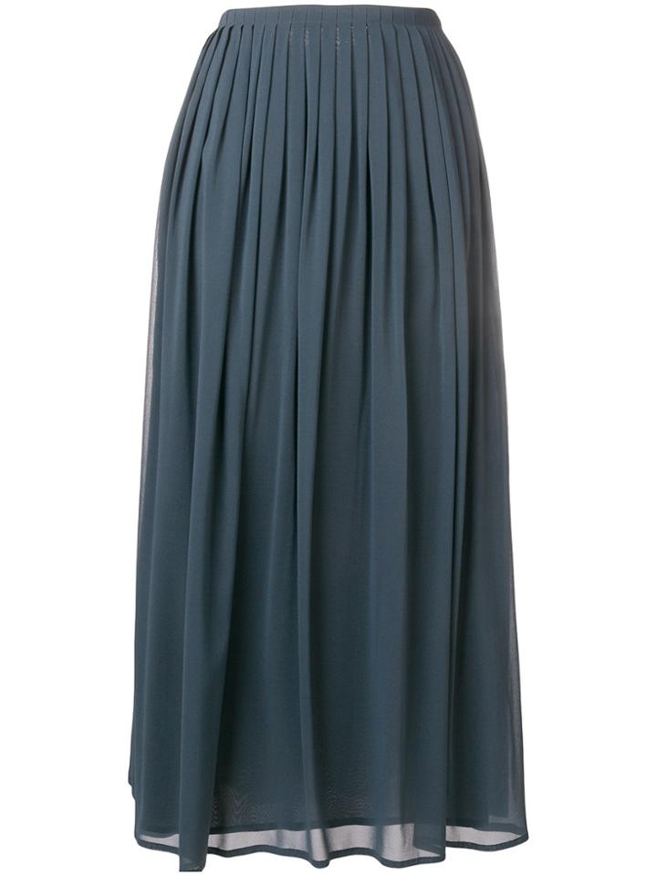 Fabiana Filippi Flared Midi Skirt - Blue