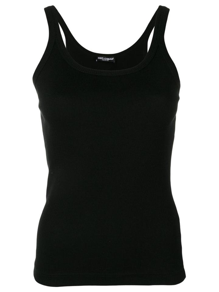 Dolce & Gabbana Slim-fit Tank Top - Black