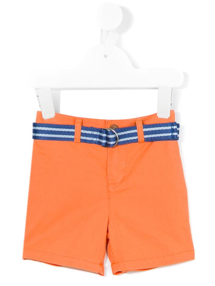 Ralph Lauren Kids - Belted Shorts - Kids - Cotton/spandex/elastane - 18 Mth, Toddler Boy's, Yellow/orange