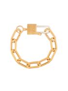 Ambush Stance Padlock Chain Bracelet - Metallic