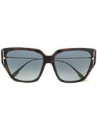 Dior Eyewear Dior Direction 3f 0861l Sunglasses - Brown