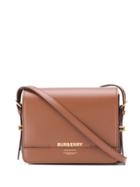 Burberry Small Two-tone Grace Bag - Brown