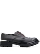 Alexander Mcqueen Chunky Lace-up Brogues - Black