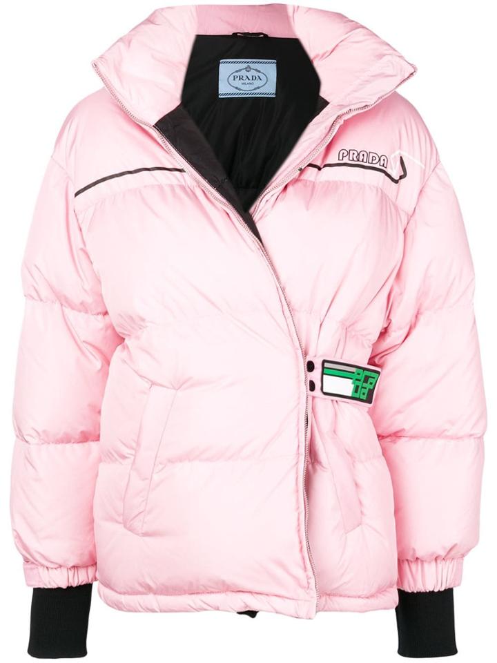 Prada Padded Jacket - Pink & Purple