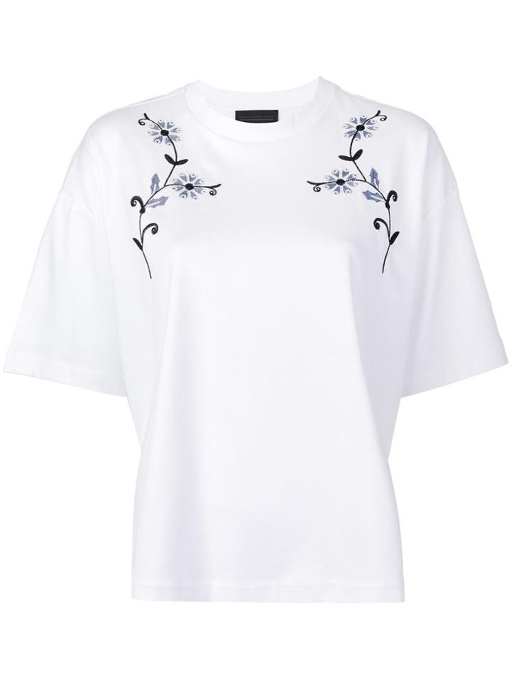 Diesel Black Gold Floral Print T-shirt - White