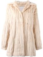 Fendi Vintage Ermine Fur Coat, Women's, Size: Large, Nude/neutrals