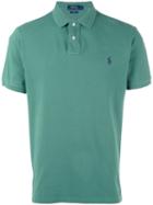 Polo Ralph Lauren Logo Embroidered Polo Shirt, Size: Large, Green, Cotton