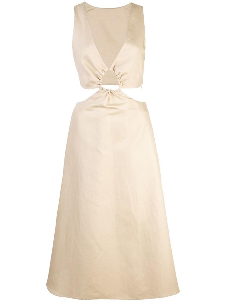 Cult Gaia Cybele Midi Dress - Neutrals