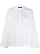 Sofie D'hoore Oversized Henley Shirt - White