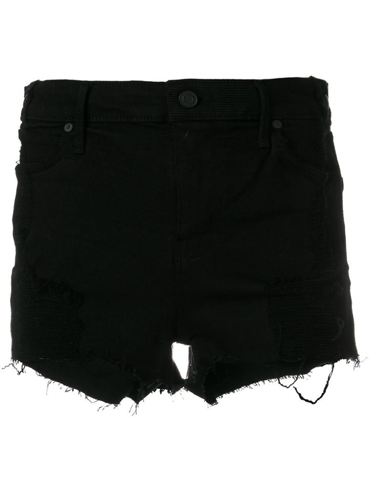 Rta Denim Shorts - Black