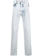 Y / Project Foldover Straight Jeans - White