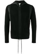 Moncler Hooded Cardigan Jacket - Black