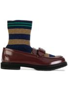 Fendi Rockoko Loafers - Brown