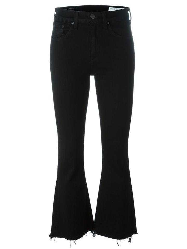 Rag & Bone /jean Bootcut Cropped Trousers