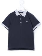 Armani Junior Classic Polo Shirt, Boy's, Size: 6 Yrs, Blue