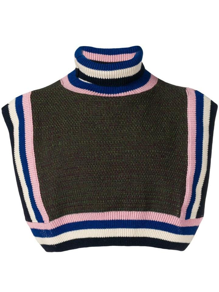 Henrik Vibskov Roll Neck Scarf - Green