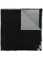 Marcelo Burlon County Of Milan Logo Patch Scarf - Black