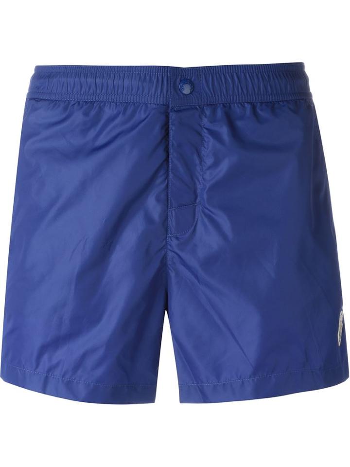 Moncler - Logo Swim Shorts - Men - Polyamide/polyester - Xl, Blue, Polyamide/polyester