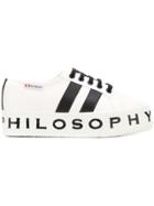 Philosophy Di Lorenzo Serafini Superga Flatform Sneakers - White