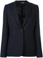 Ps By Paul Smith Pinstriped Blazer, Women's, Size: 42, Blue, Viscose/wool