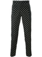 Dolce & Gabbana Floral Print Tailored Trousers