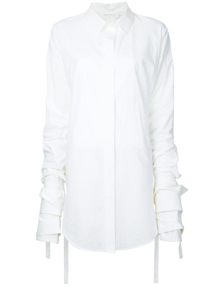 Strateas Carlucci - Veil Macro Shirt - Women - Cotton - Xs, White, Cotton