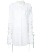 Strateas Carlucci - Veil Macro Shirt - Women - Cotton - Xs, White, Cotton