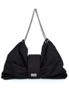 Chanel Vintage Bow Shoulder Bag, Women's, Black