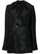 Zambesi Double Breasted Trench Coat - Black