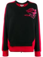 Alexander Mcqueen Rose Embroidered Sweatshirt - Black