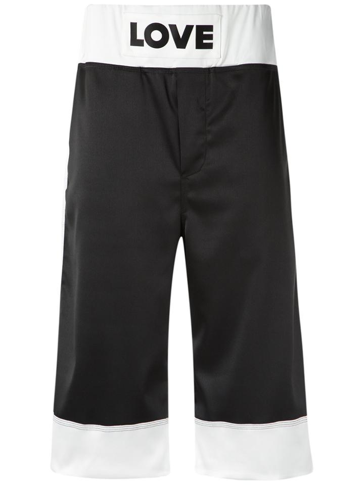 À La Garçonne Boxy Bermuda Shorts - Black