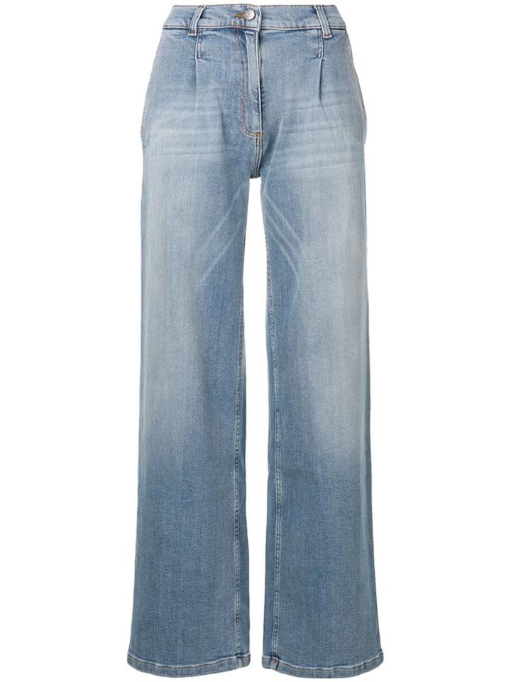 Magda Butrym Wide Leg Jeans - Blue