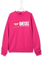 Diesel Kids Logo Sweater - Pink