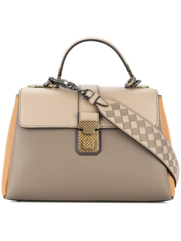 Bottega Veneta Piazza Small Shoulder Bag - Grey