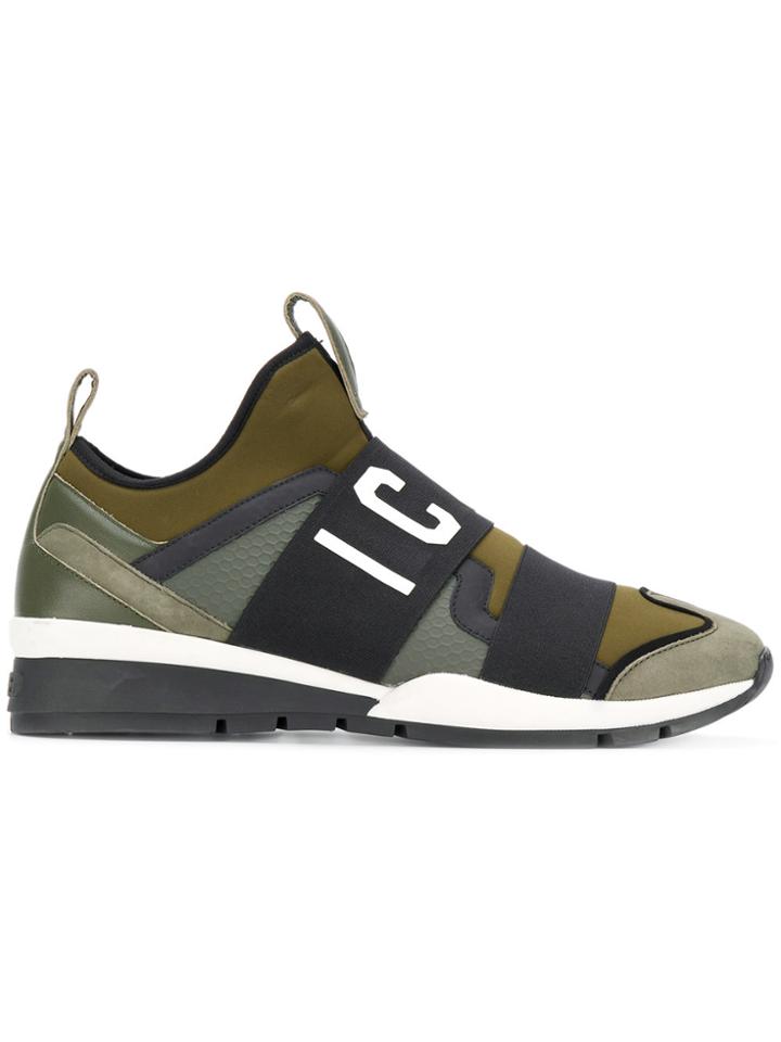 Dsquared2 Icon Logo Sneakers - Green