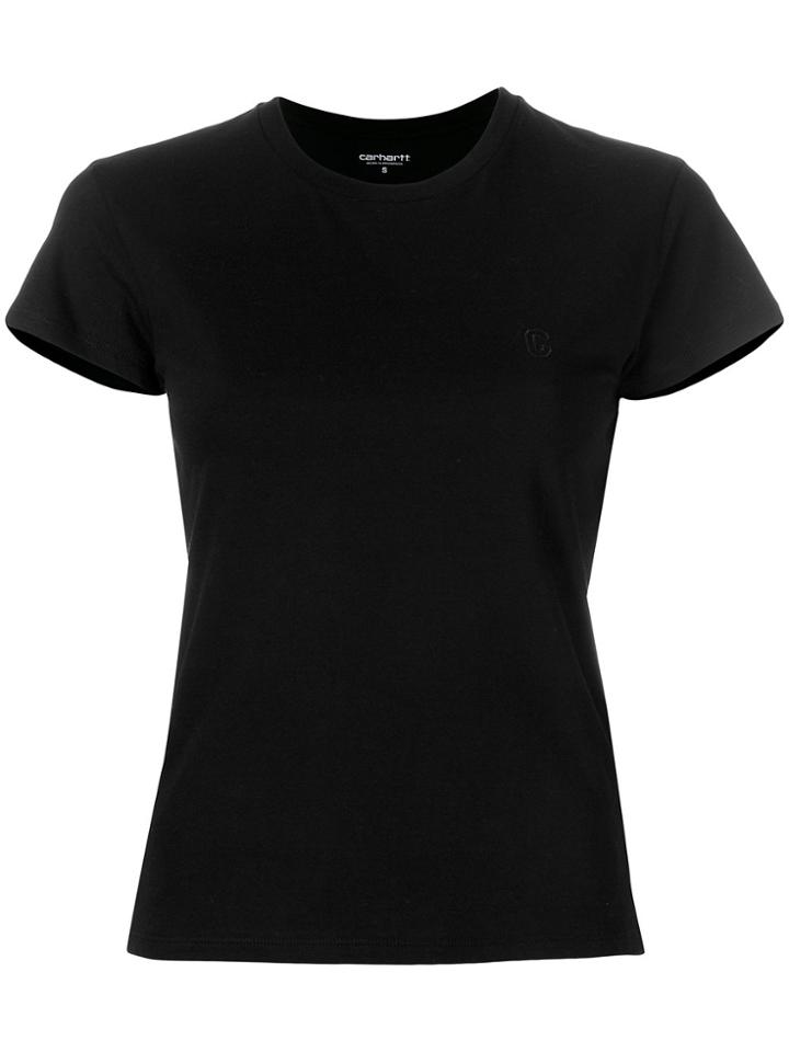 Carhartt Tonal Embroidered Logo T-shirt - Black