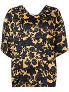 Christian Wijnants Tobin Top, Women's, Size: 40, Yellow/orange, Cupro/viscose