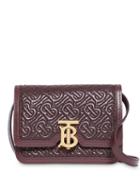 Burberry Quilted Monogram Tb Bag - Red